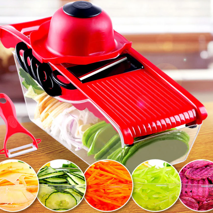 Multifunction Kitchen Slicer 6 Blades - Choose Victor
