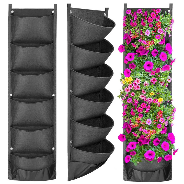 NEW DESIGN Vertical Hanging Garden Planter Flower Pots - Choose Victor