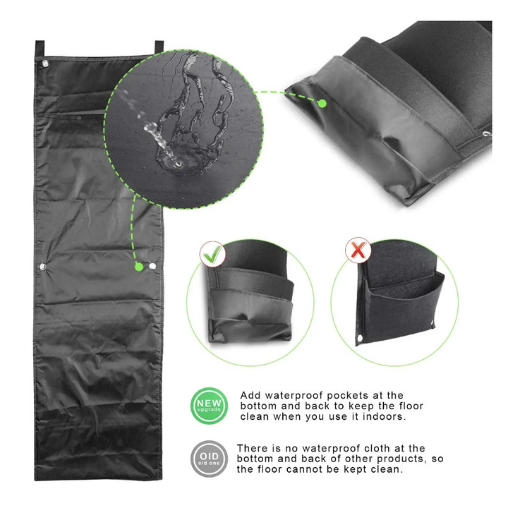 NEW DESIGN Vertical Hanging Garden Planter Flower Pots - Choose Victor