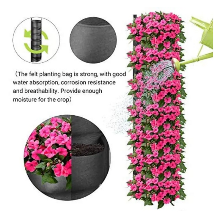 NEW DESIGN Vertical Hanging Garden Planter Flower Pots - Choose Victor
