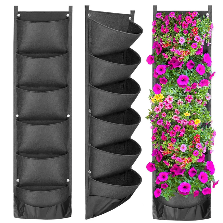 NEW DESIGN Vertical Hanging Garden Planter Flower Pots - Choose Victor