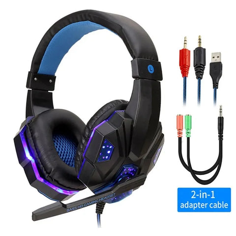 Led Light Wired Gamer Headset - Choose Victor