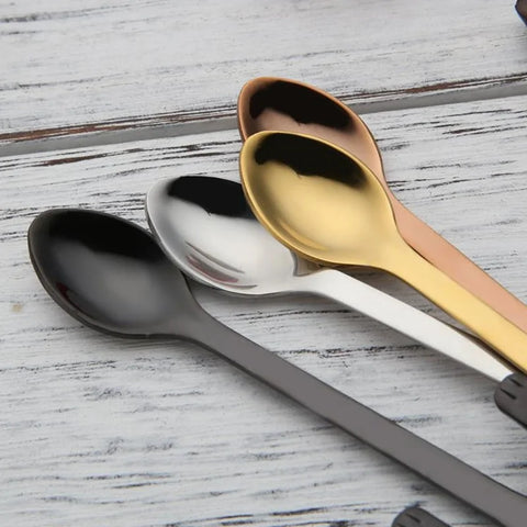 Stainless Steel Cat Teaspoons - Choose Victor