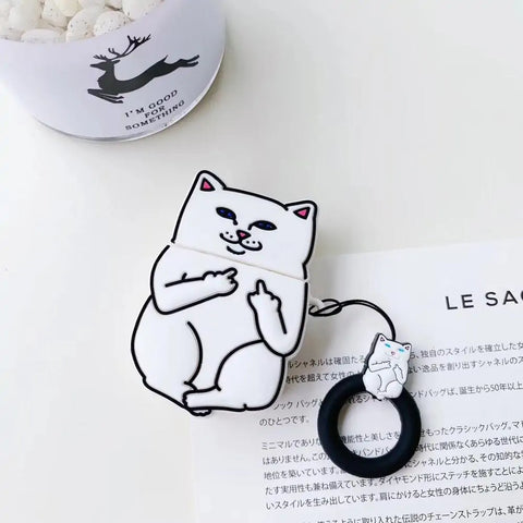 Cartoon Cat AirPods Case - Choose Victor