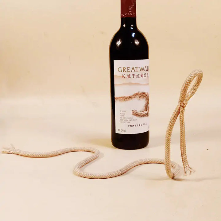 Suspended Rope Wine Bottle Holder - Choose Victor