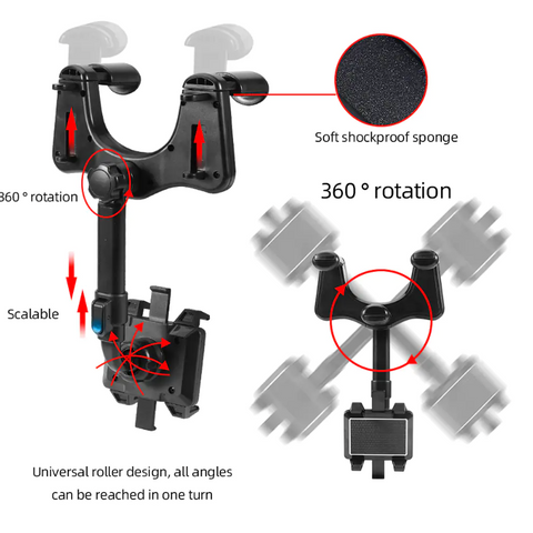 360° Rotatable Smart Phone Car Holder - Choose Victor