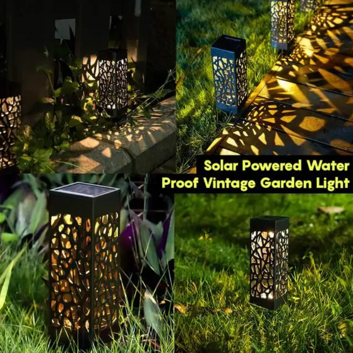 Solar Powered Waterproof Vintage Garden Light - Choose Victor