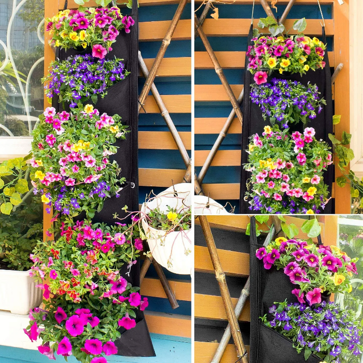 NEW DESIGN Vertical Hanging Garden Planter Flower Pots - Choose Victor