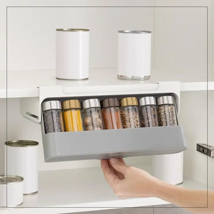 Kitchen Self-Adhesive Wall-Mounted Spice Organizer - Choose Victor