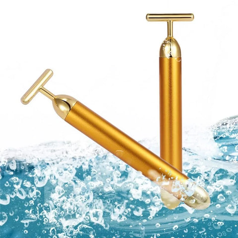24K Gold Facial Roller Massager - Choose Victor
