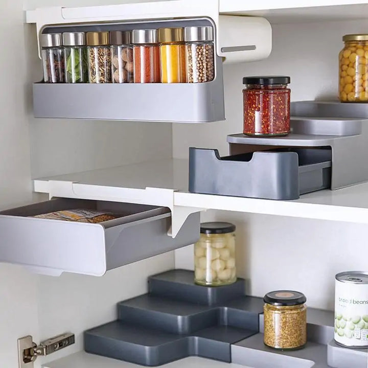Kitchen Self-Adhesive Wall-Mounted Spice Organizer - Choose Victor